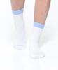 THUMBTOE Baby Blue Sports Cushion Crew Socks Seamless Socks