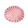 Pink And White Floral Decorative Bowl Home Decoration Scallop Mini Bowl Desktop Accessories Ceramics Ornaments Decor