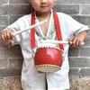 Wooden Hand Drum Set,Percussion,Party Taiko Musical Instrument Chinese Waist for Play Sensory