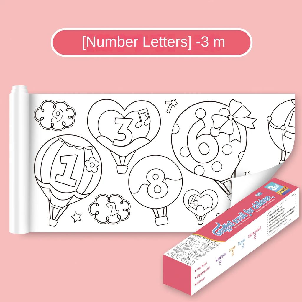 Youngsters High-Quality Coloring High-Quality Paper High-Quality Roll High-Quality Sticky Self-assembly High-Quality Drawing High-Quality Graffiti