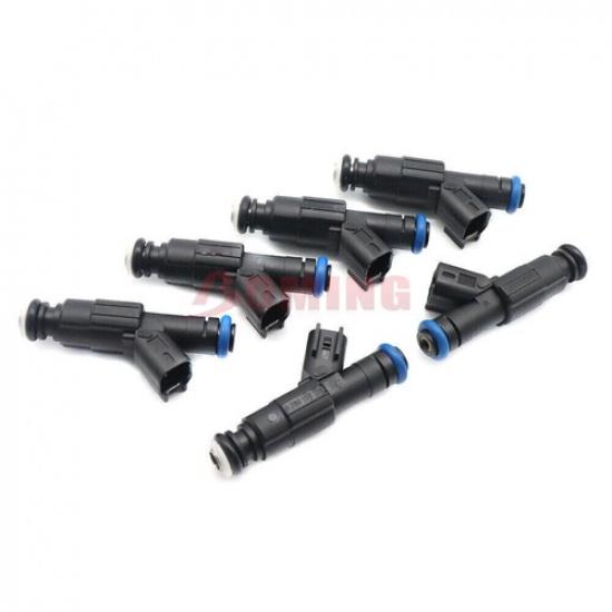 6X Fuel Injectors Upgrade 0280155784 For Jeep Cherokee TJ 1999 2001-2004 4.0L
