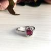 Серебряное кольцо с натуральным рубином (2027713)