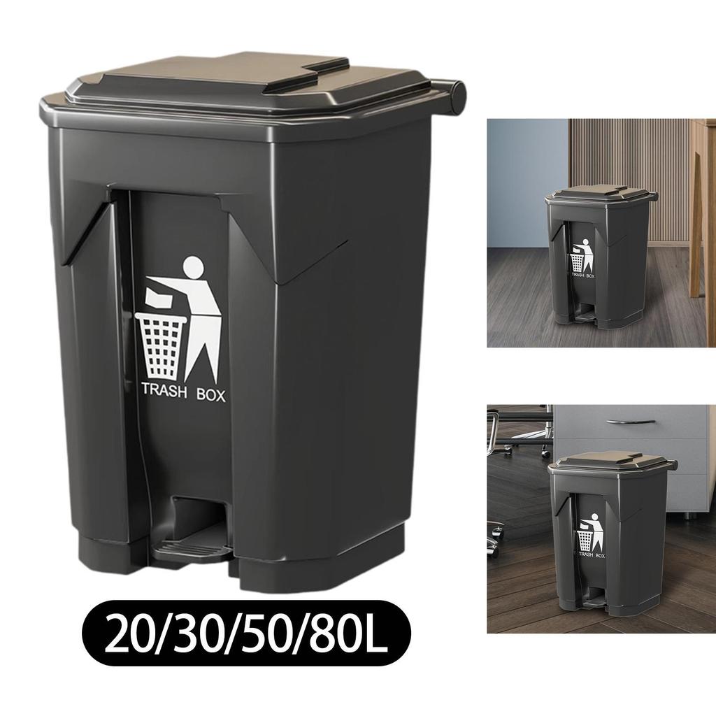 Dustbin with Step Feature Garbage Bin for Home Toilet Area