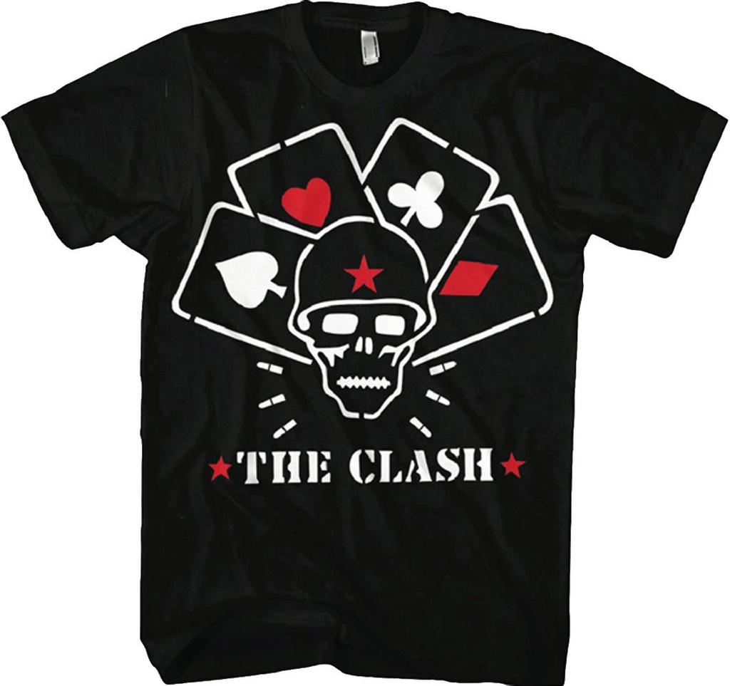 T-shirt da adulto The Clash Straight To Hell - Maglietta con licenza della band punk rock inglese