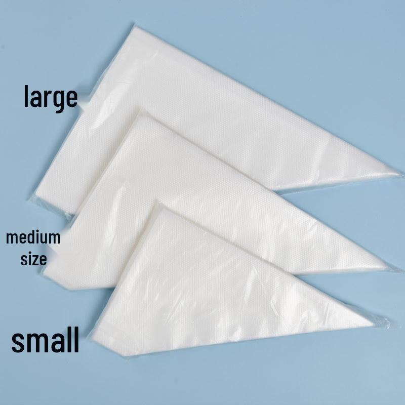 Food Grade Thickened Disposable Piping Bags for Icing, Cake Decorating, and Baby Food