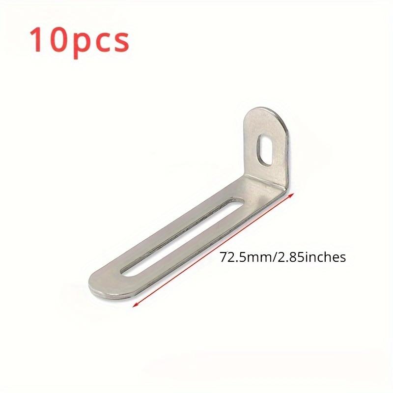 

10/20 pieces of stainless steel adjustable angle bracket - right angle furniture connector and shelf support fixing parts