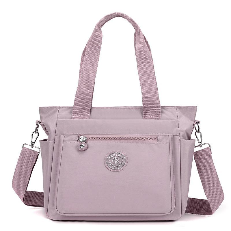 

Жіноча нейлонова сумка великої місткості весна для вулиці, для поїздок на роботу, для відпочинку, зручна сумка для мами, проста жіноча сумка через плече