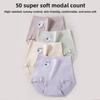 Large Size Lady Spring and Autumn Maintenance Mulberry Silk Antibacterial Crotch High Waist Abdominal Wrap Hip Briefs