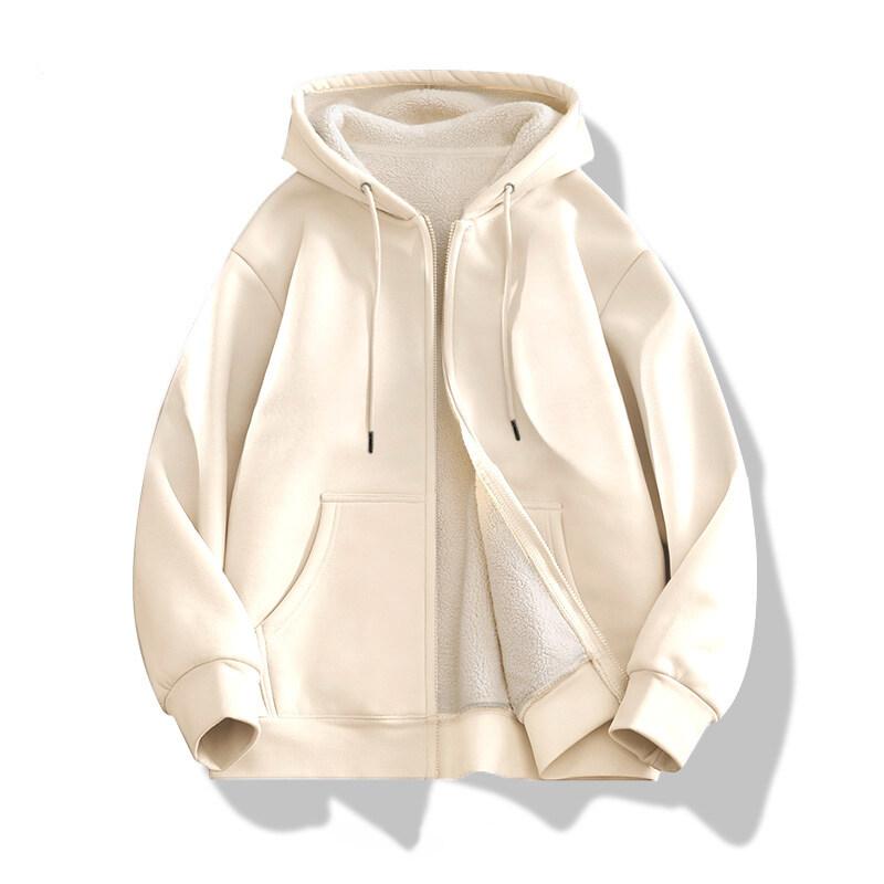 A Trendy Off-the-shoulder, Loose and Casual Hooded Cardigan for Men