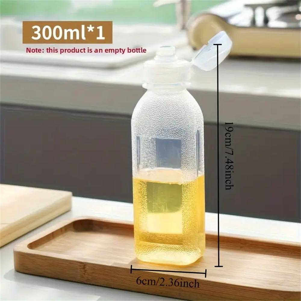 300ml/500ml Plastiköl-Sprühflasche, Essig-Quetschspender, Olivenölspender, Ölflasche, Sojasaucenflasche, Ölspray zum Kochen