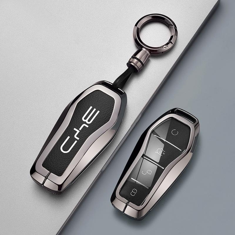 BYD Car Key Case: Compatible with Qin PLUS, Tang, Seagull, Seal, Dolphin, Song Plus, Han EV, Yuan, and Frigate.