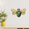 Bee Iron Wall Decor Art Ornament Yard Sculpture Artwork Metal Small Home