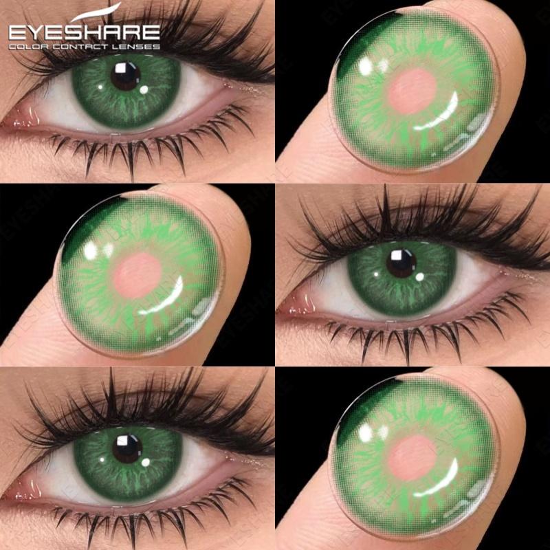 Eyeshare Colored Contact Lenses Eyes New York Pro Series 1 Pair Decoration Comestics Makeup