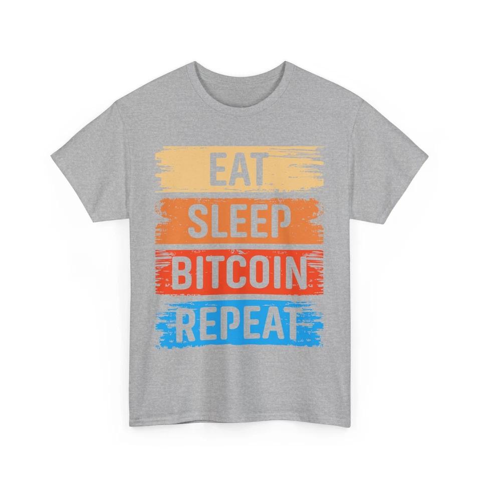Buy Bitcoin T-Shirt – Funny Crypto Investor Blockchain BTC Graphic Tee 5 4XL
