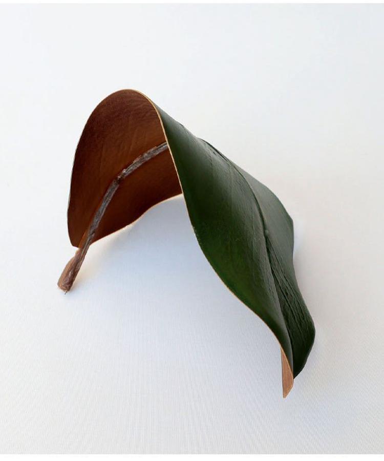 10Pcs Artificial Magnolia Leaves Green Leaves for Bouquets Decoration Wedding Flower Arrangement Decorative Artificial Leaves