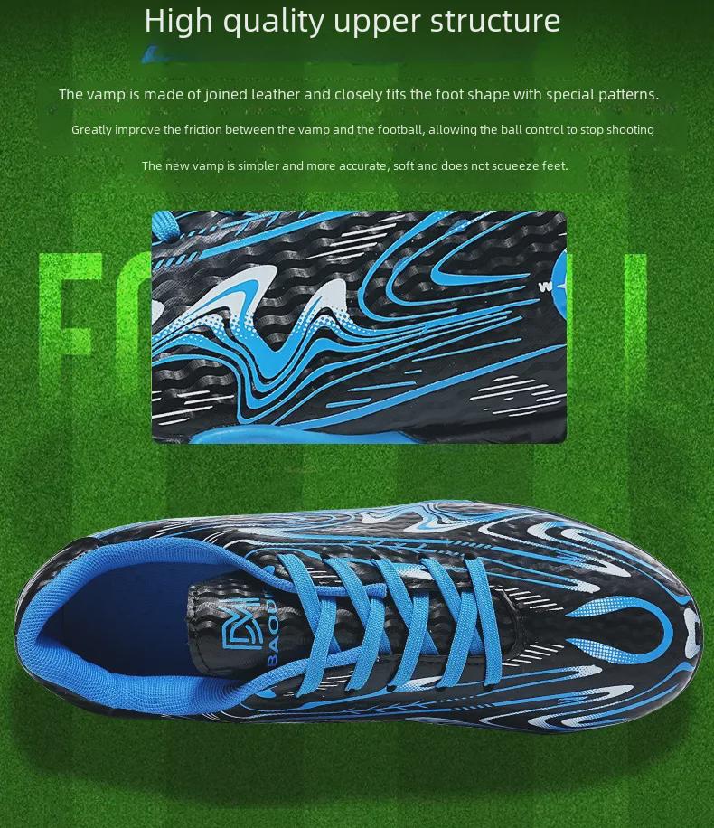 Kinder Fußballschuhe mit langen Stollen - Jungen & Mädchen TF Stollen für Training & Jugendwettkämpfe