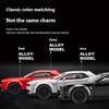 1:32 Dodge Challenger Hellcat Toy Car Scale Die Cast Metel Cars Toy Pull Back Hellcat Model Cars with Sound and Light Hellc
