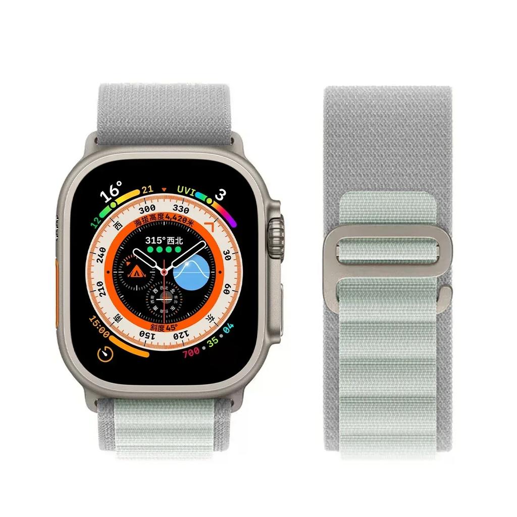 Alpine Loop Band for Apple Watch Strap 49mm 44mm 40mm 45mm 41mm 42mm 38mm Bracelet iWatch Ultra Series 7 6 5 3 Se 8 9 CorreaBelt