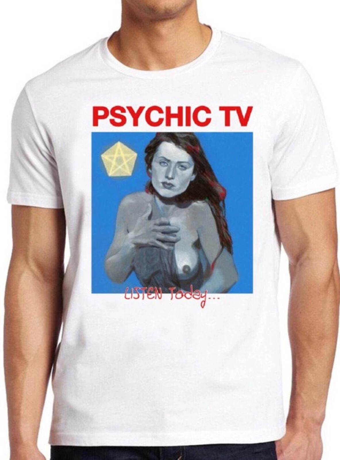 Psychic Tv Listen Today Acid Punk Rock Retro Music Gift Top Tee T Shirt 1851 L