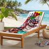 Horror Clown Circus Fashion Beach Towel: Ideal for Summer Adventures Soft, absorbent and quick drying suitable for swimming and bathing