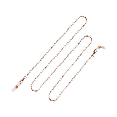 Women Simple Nonslip Gold Color Alloy Eyeglass Chain for Glasses Accessories