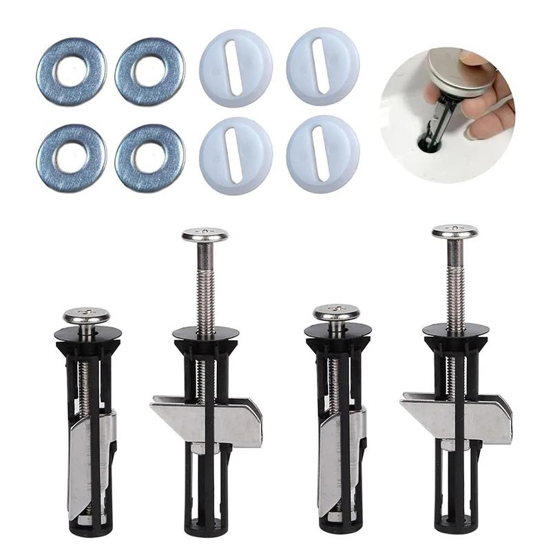 Souprava šroubů pro upevnění záchodového sedátka pro vysoké zatížení Náhradní sada šroubů pro záchodové sedátko Univerzální příslušenství pro upevnění záchodového víka