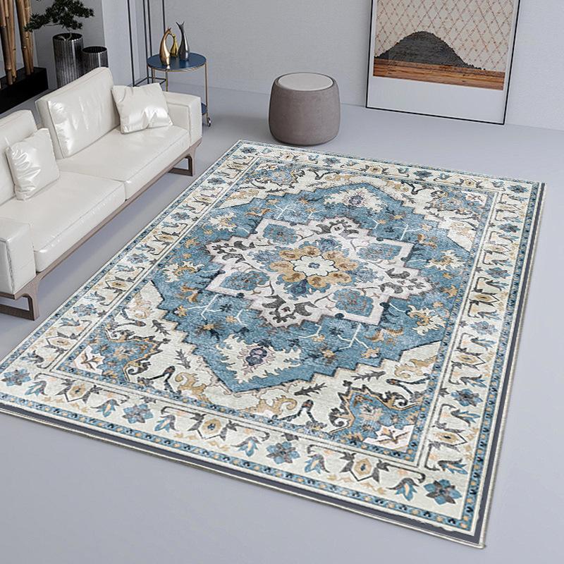 American Style Carpet Living Room Bedroom Bedside Carpet Foldable Carpet