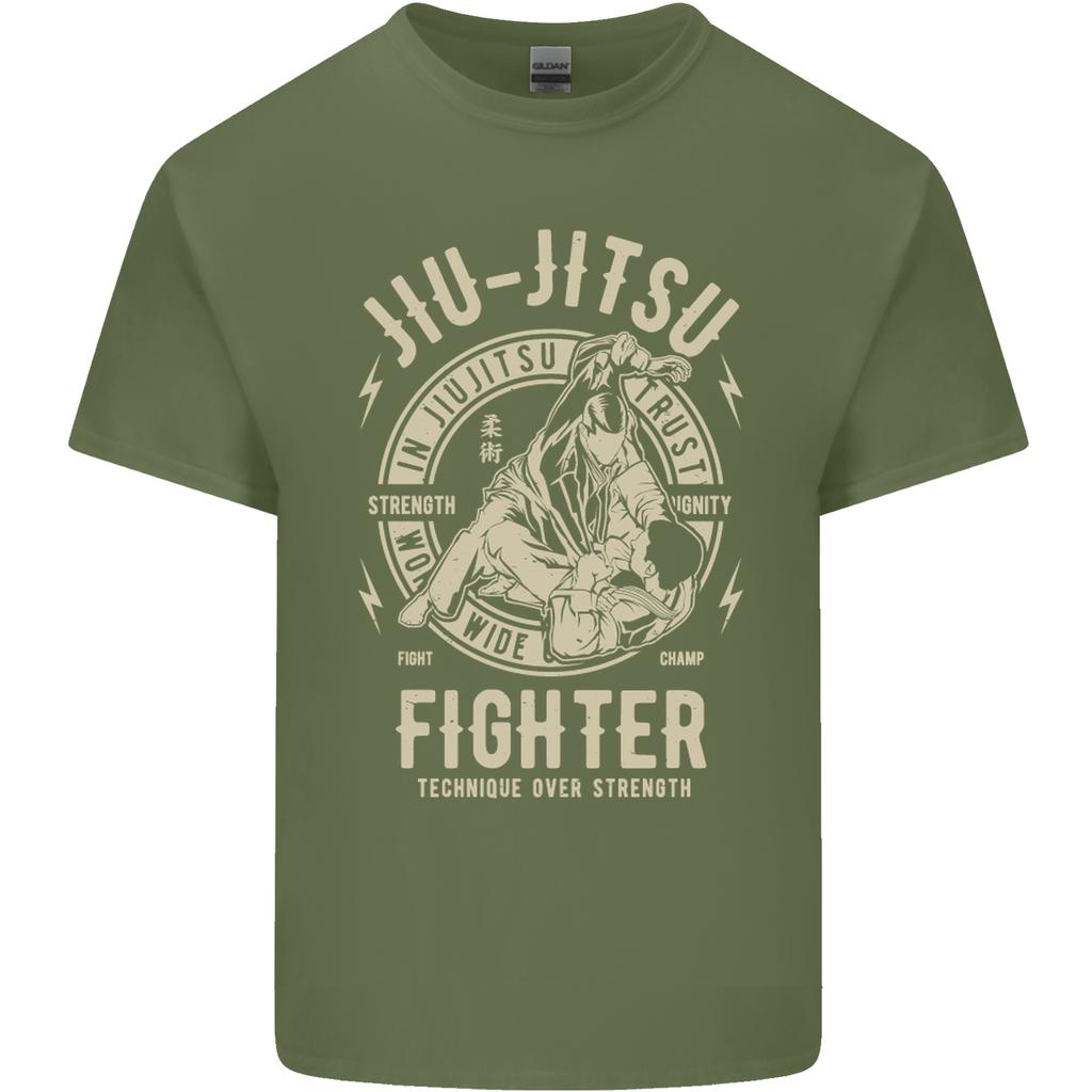 Jiu Jitsu Fighter Mixed Martial Arts MMA Unisexs Light Cotton TShirt