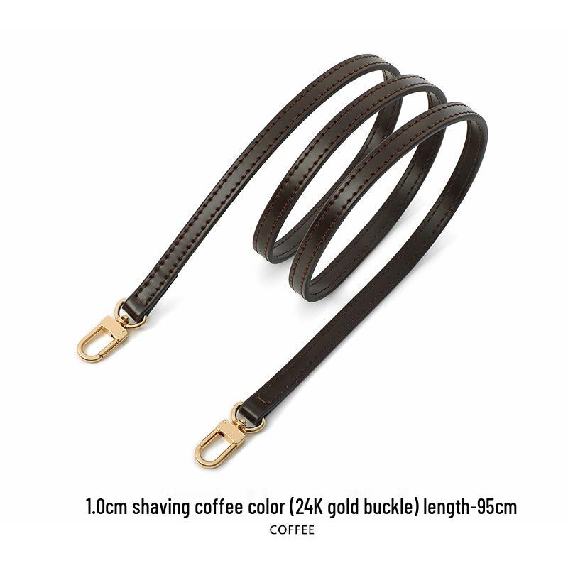 Ma Huang Shi A-54 Coffee Color Adjustable Cowhide Shoulder Strap Women's Crossbody Bag