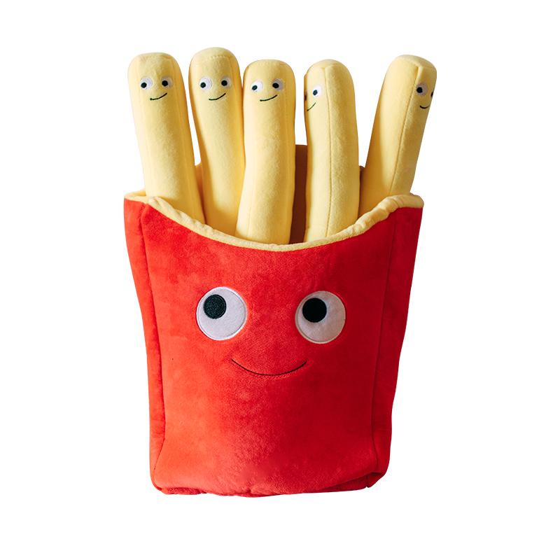 Interesting Food Pillow French Fries Pizza Plush Toys Stuffed Food Sofa Back Cushion Baby Toys Birthday Gifts For Girl