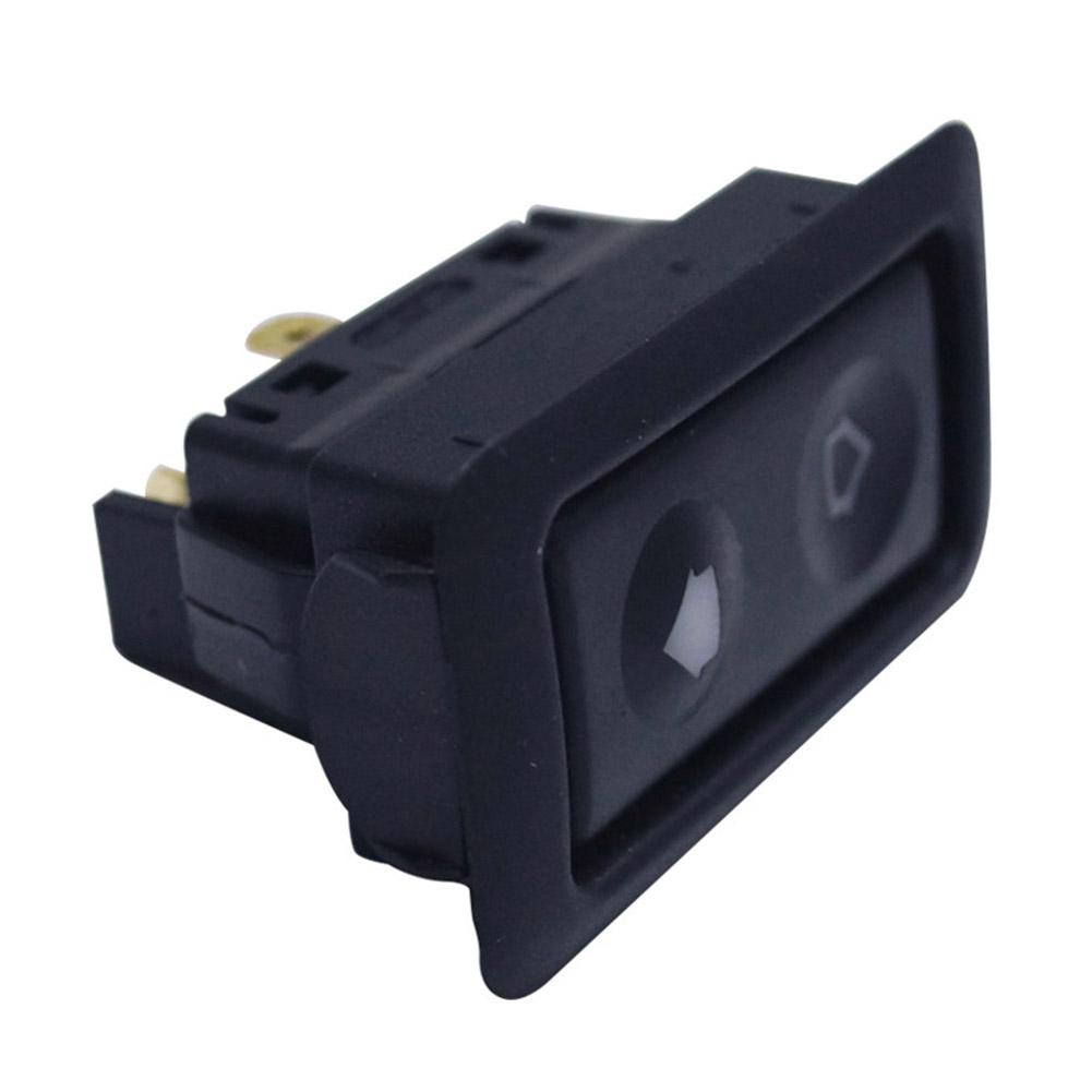 1Pc Universal 6 Pin Car Power Window Switch 12V/24V 20A Auto Window Control Button Car Parts With Green Illumination Indicator