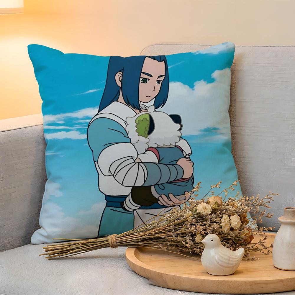 Cushion Cover  Linen  SkinFriendly Soft Decorative Case For Sofa Home Decor Kwaii Anime The Legend Of Hei Pillow cover