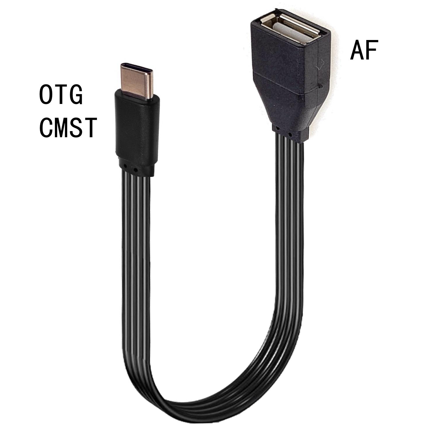 

5 см - 50 см Кабель Type-c Otg для передачи данных USB 2.0 Портативный USB-C Штекер на USB-гнездо Конвертер OTG Адаптер Kabe 5CM