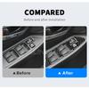 For Subaru Impreza STI 2002-2004 Carbon Front Rear Door Window Lift Panel Trim Anti Scratch Interior Door Decor Car Accessories