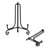Artliving Plate Stands for Display, 4 Inch Black Iron Easel Plate Display Photo Holder Stand, Displays Picture Frames, Decorative Plates
