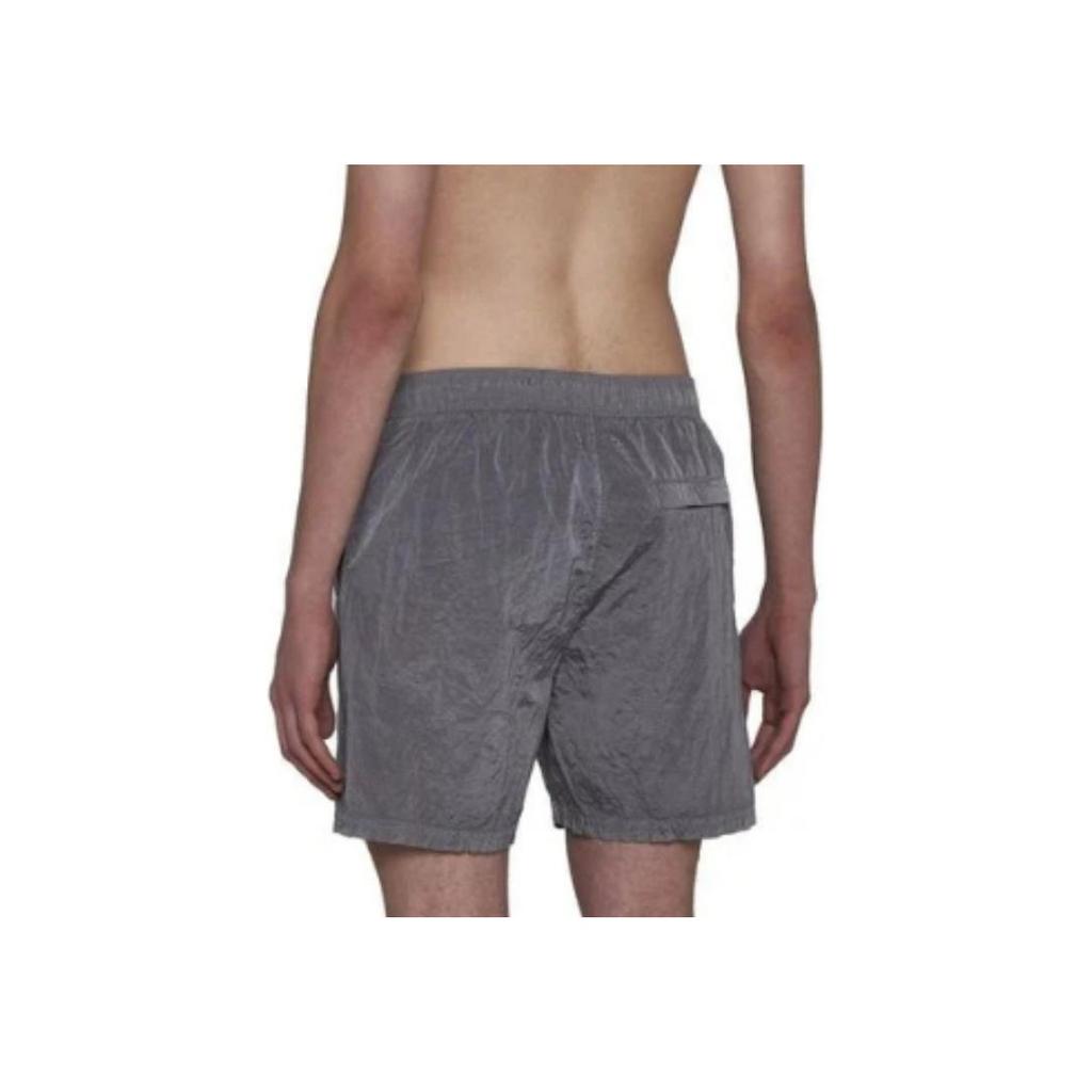 Stone Island Regular Fit Nylon Swim Trunks Dust Men Streetwear 8015B0943-V0064