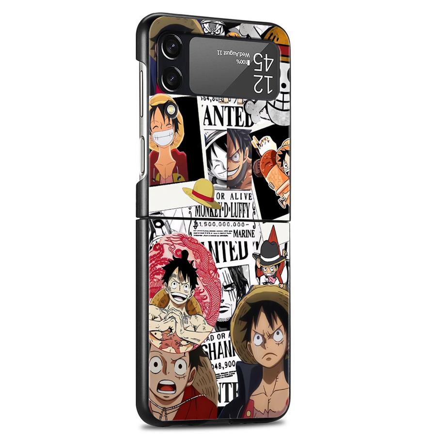 Back Cover Phone Case for Samsung Galaxy Z Flip 3 Z FLIP 6 Z Flip Z Flip 5 Anime One Pieces