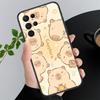Cartoon Cute Capybara Phone Case For Samsung A55 A16 A56 A36 A35 A15 A53 A54 A33 A34 A25 A05S A52 A52S A14 A24 A26 A71