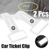 rkwcr1 Car Receipt Clip Invoice Certificate Parking Ticket Holder for Skoda Superb Fabia Octavia Laura Rapid Yeti Karoq Kodiaq Scala