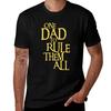 One Dad To Rule Them All Fantasy TShirt Worker Basic Short Sleeve Tee