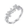Tancise Classic 925 Sterling Silver  Zircon Ring Ladies Jewelry Wedding Promise Party Gift