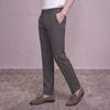 FERRAROMILANO Men'S Linen-Like Air Mesh Slacks Dark Beige (Asc720154)