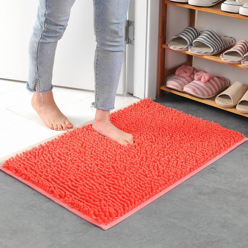 Hot-Selling Chenille Absorbent Anti-Slip Mat for Bedroom, Entrance, Bathroom & Bathtub