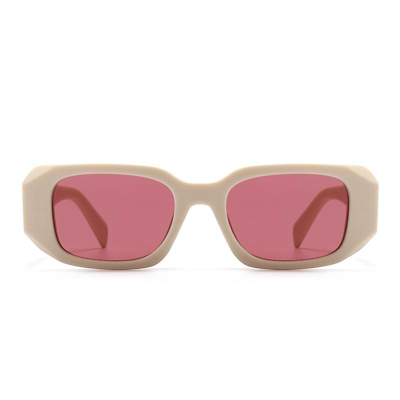 Cross-Border Export Latest Modern Retro Square Frame Narrow Sunglasses Ins Style Stt Photography Big-Name Sunglasses Pr17Ws