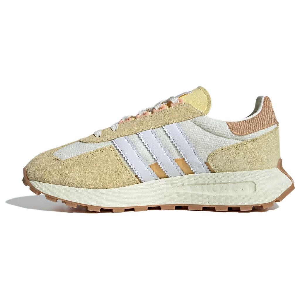Adidas Originals Retropy E5 Retro Comfortable Versatile Fabric Cushioning Durable Low-Top Running Shoes Women sneaker Off-White Yellow ID3267