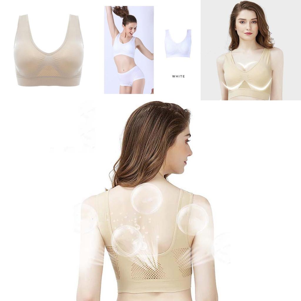 Breathable Hollow Out Padded Sports Bra For Women In Plus Size For Yoga And Gym