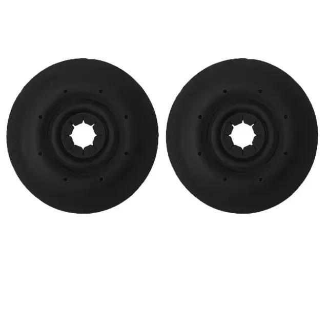 2PCS Black Car Windshield Wiper Hole Protective Cover Wiper Dustproof Protection Bottom Sleeve Leaves Debris Prevention Cover