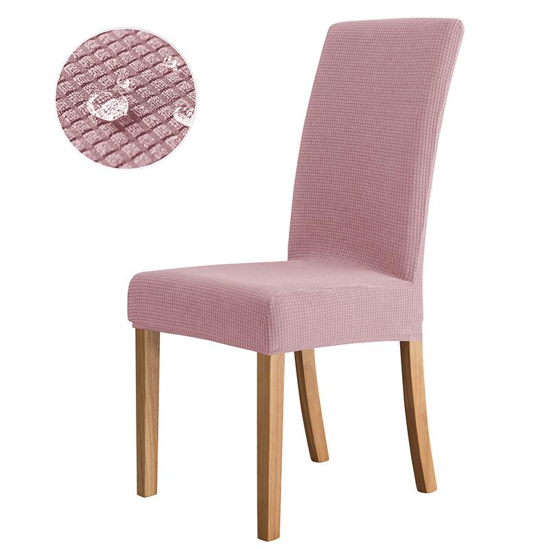 Waterproof Elastic Chair Cover for Dining Room Kitchen Wedding Hotel Banquet Seat Protector
