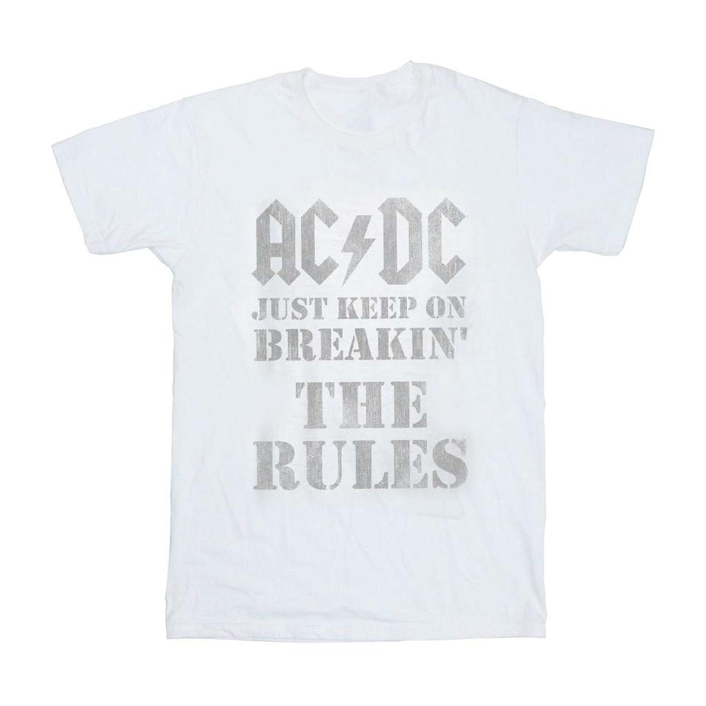 AC/DC Girls Just Keep On Breaking The Rules Cotton T-Shirt