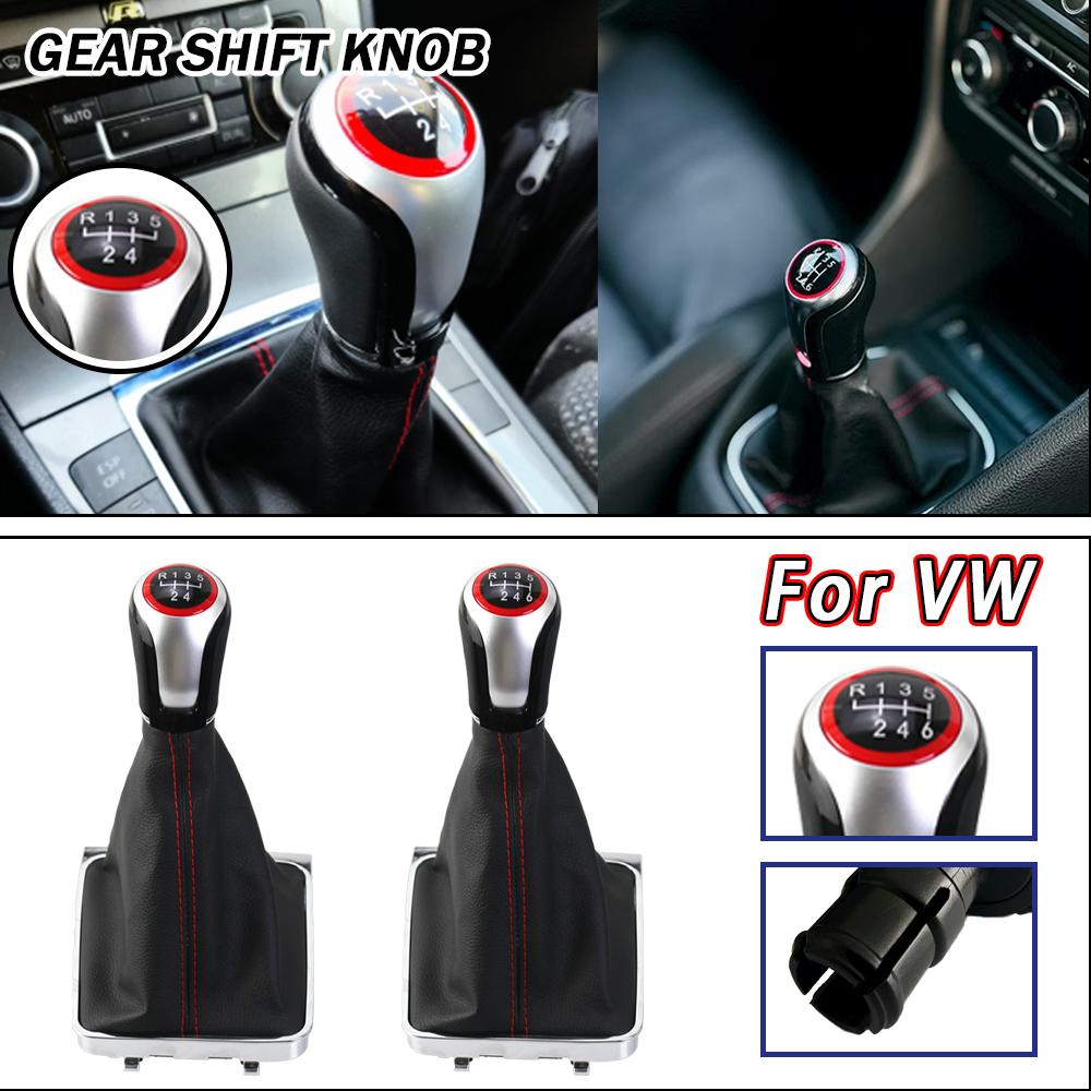 New Product Car Accessories 5/6 Speed Manul Gear Shift Knob For VW Passat B6 2005 2006 2007 2008 2009 2010 2011 Interior